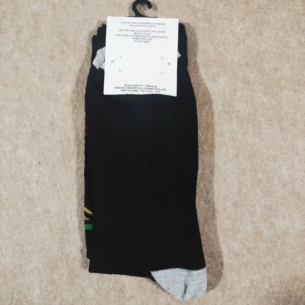 Tru Equality Black History Crew Socks -J